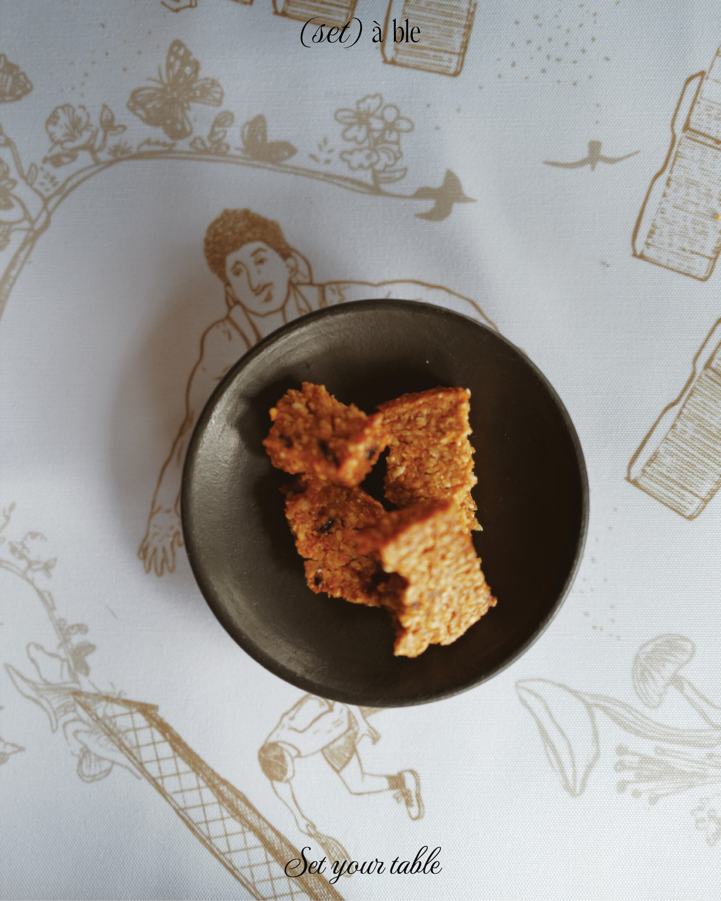 Golden Hour Club White Table Runner