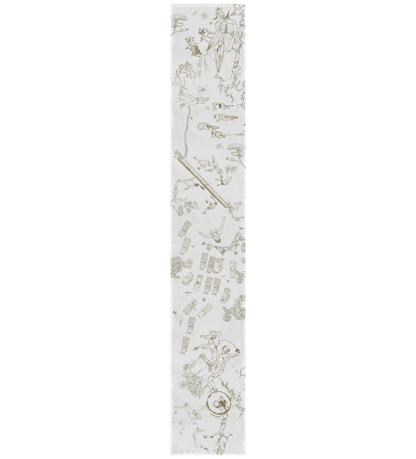 Golden Hour Club White Table Runner