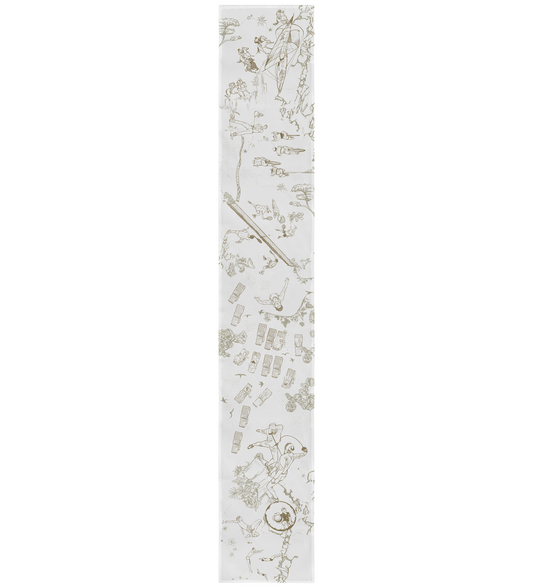 Golden Hour Club White Table Runner